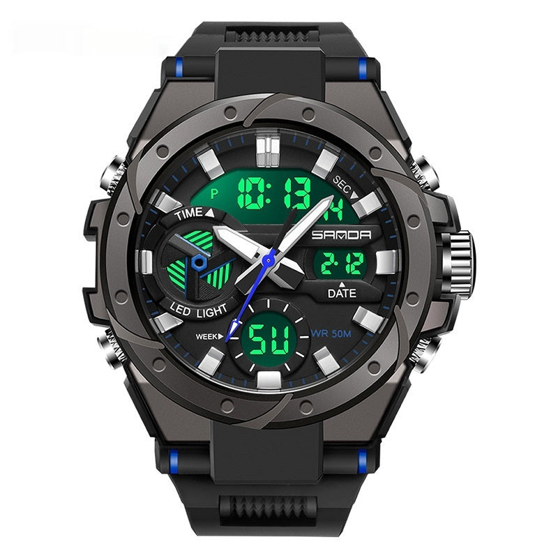 Multifunctional Outdoor Luminous Waterproof Electronic Watch