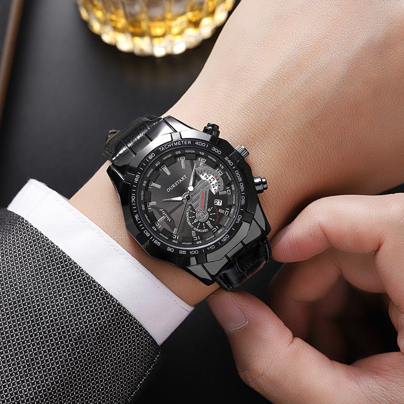 Non-mechanical Calendar Business Watch Men