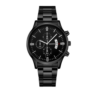 Men's Three-eye Six-hand Large Window Calendar Watch